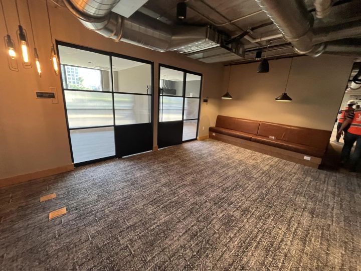 millwork_install_gurskyi_Steel Framed Glass Doors Office – Doors, Stairs & Ceilings