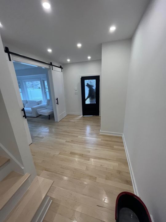 millwork_install_gurskyi_Barn Door Hallway – Doors, Stairs & Ceilings
