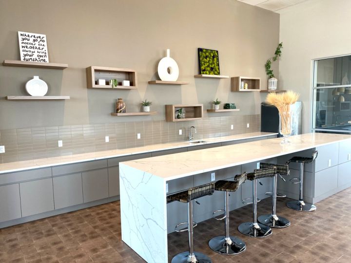 millwork_install_gurskyi_Office Kitchenette Breakfast Bar – Kitchens & Cabinetry