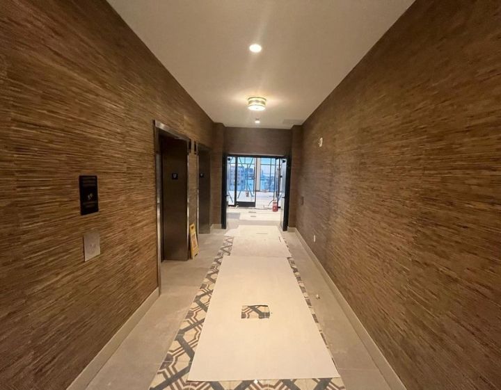 millwork_install_gurskyi_Wood Veneer Corridor Paneling – Wall Paneling & Trim