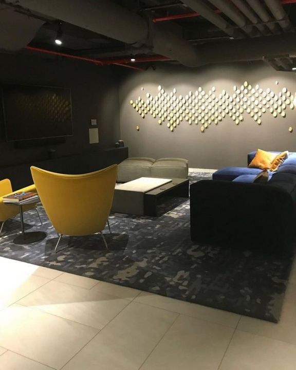 millwork_install_gurskyi_Lounge Feature Wall – Wall Paneling & Trim