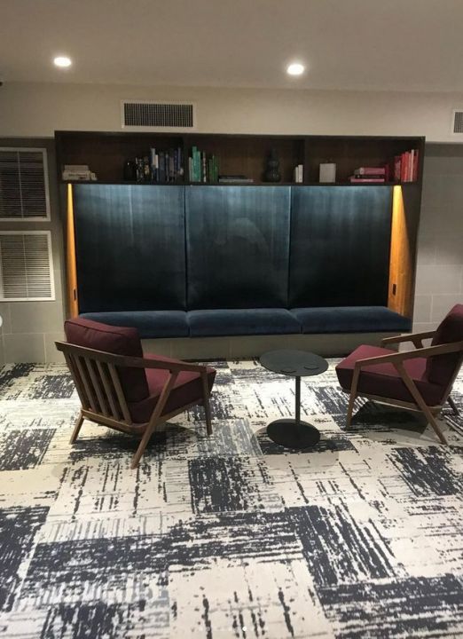 millwork_install_gurskyi_Reception Wood Paneling Banquette – Wall Paneling & Trim